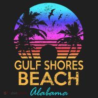 Gulf Shores Beach Alabama Spring Break Vacation Trip Graphic Hat thumb 2