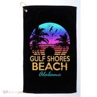 Gulf Shores Beach Alabama Spring Break Vacation Trip Graphic Golf Towel thumb 0