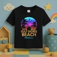 Gulf Shores Beach Alabama Spring Break Vacation Trip Graphic Toddler T-Shirt thumb 3