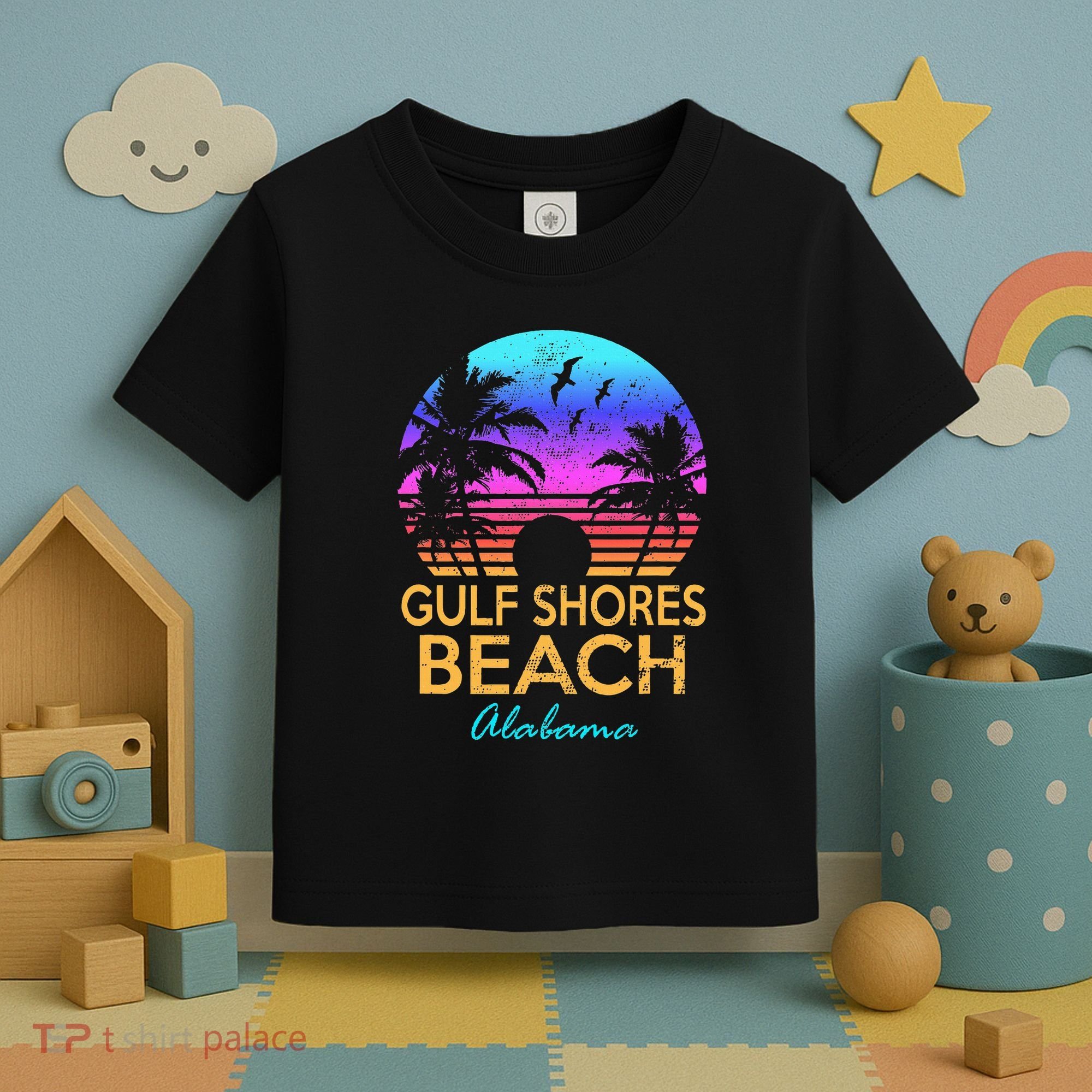 Gulf Shores Beach Alabama Spring Break Vacation Trip Graphic Toddler T-Shirt