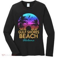 Gulf Shores Beach Alabama Spring Break Vacation Trip Graphic Women's Long Sleeve Shirt thumb 0