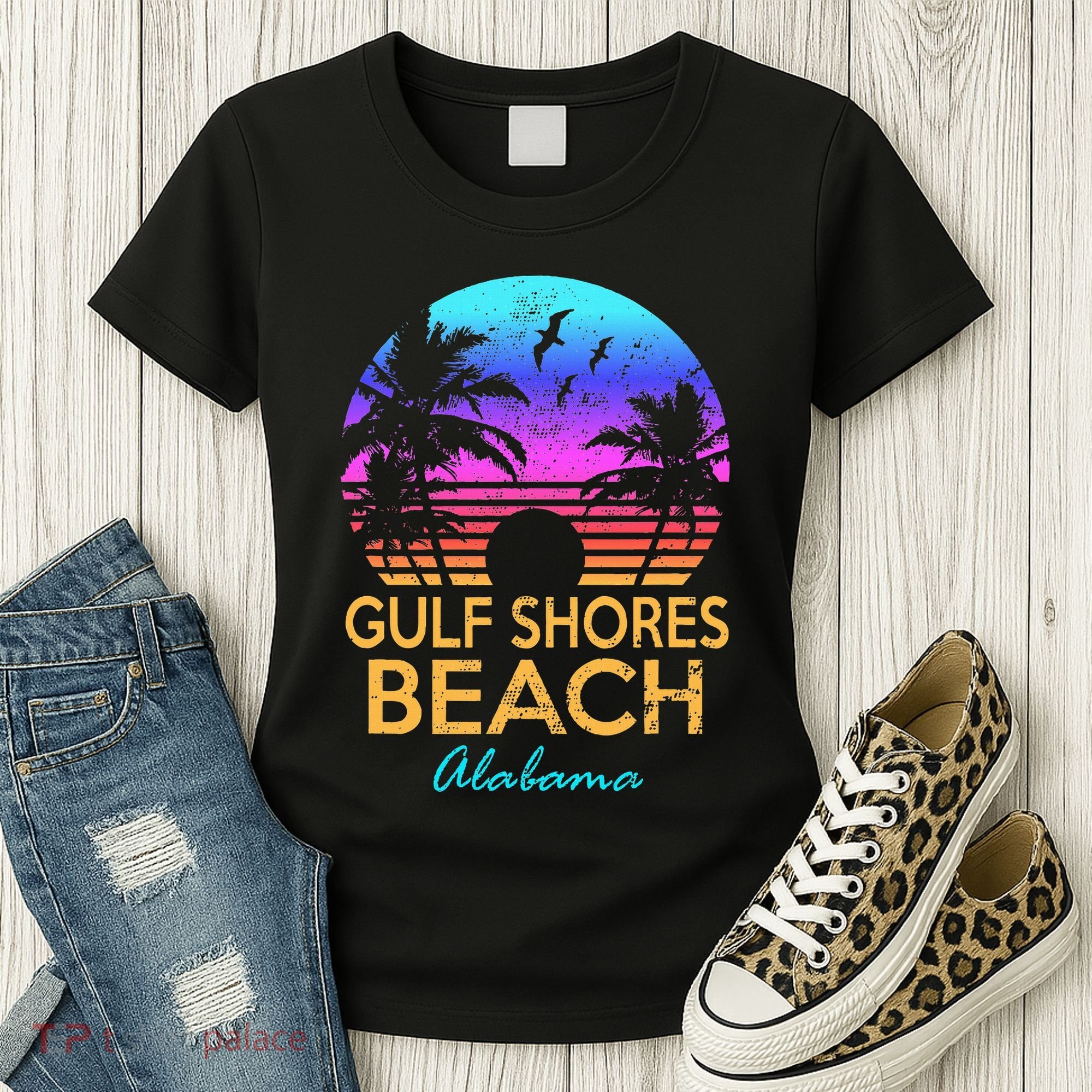 Gulf Shores Beach Alabama Spring Break Vacation Trip Graphic Women's T-Shirt