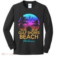 Gulf Shores Beach Alabama Spring Break Vacation Trip Graphic Kids Long Sleeve Shirt thumb 0