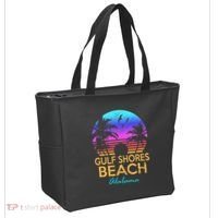 Gulf Shores Beach Alabama Spring Break Vacation Trip Graphic Tote Bag thumb 2