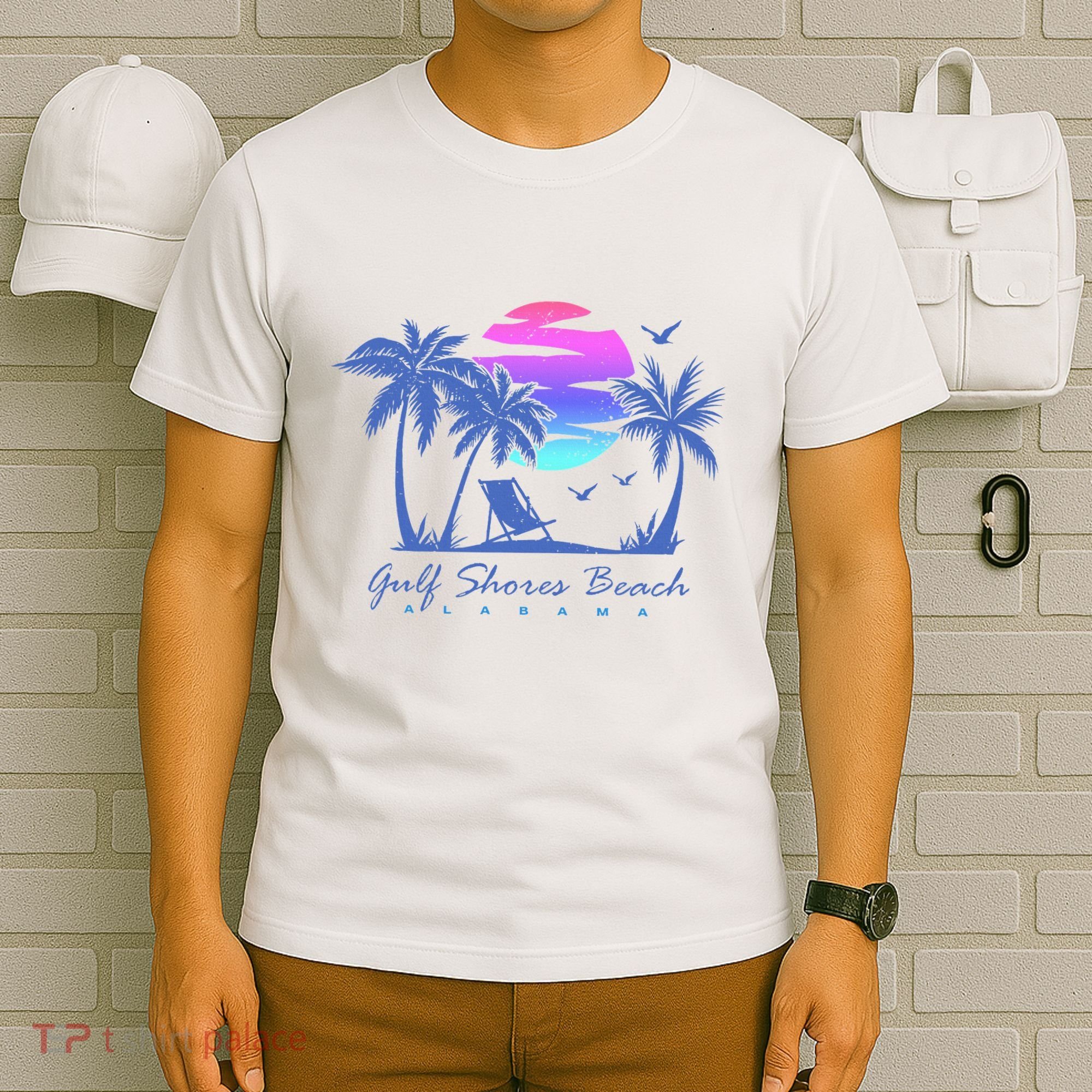 Gulf Shores Beach Alabama Spring Break Vacation Trip Vintage T-Shirt
