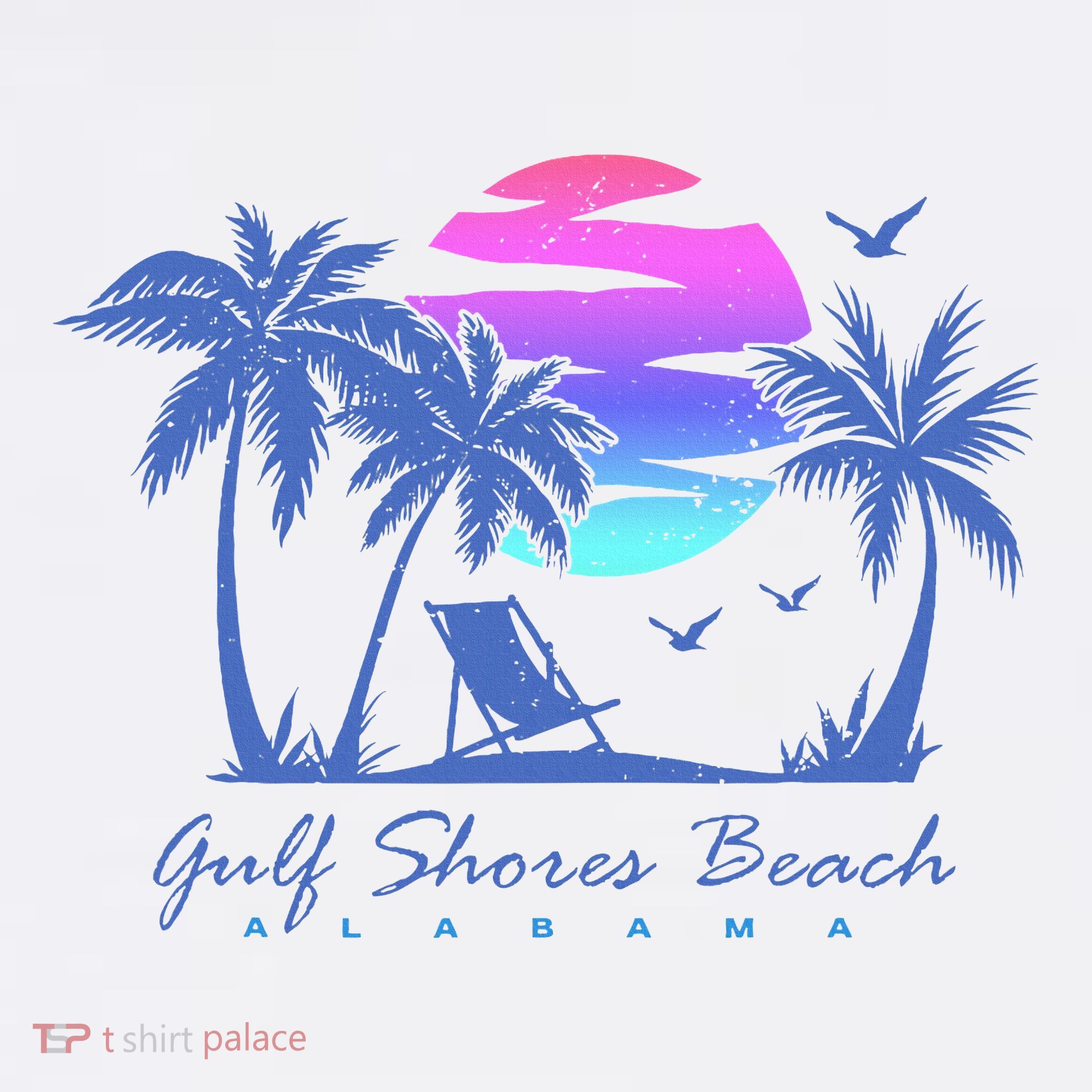 Gulf Shores Beach Alabama Spring Break Vacation Trip Vintage T-Shirt