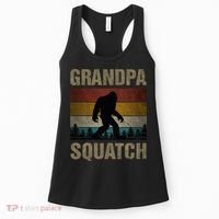 Grandpa Squatch Bigfoot Grandpa Sasquatch Yeti Family Women's Tank Top thumb 0