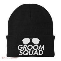 Groom Squad Bachelor Party Drinking Team Wedding Groomsman Beanie thumb 0