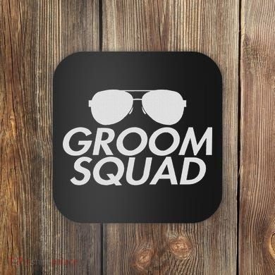 Groom Squad Bachelor Party Drinking Team Wedding Groomsman Coaster
