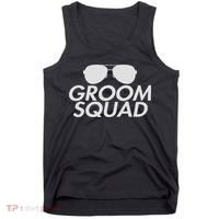 Groom Squad Bachelor Party Drinking Team Wedding Groomsman Tank Top thumb 0