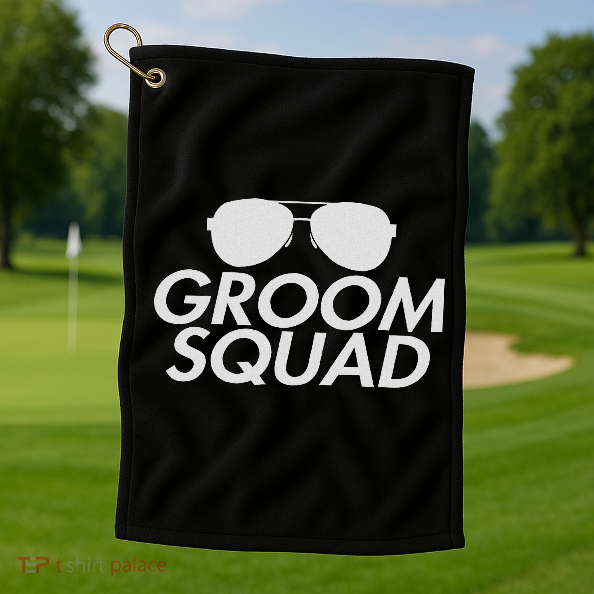 Groom Squad Bachelor Party Drinking Team Wedding Groomsman Golf Towel