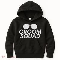 Groom Squad Bachelor Party Drinking Team Wedding Groomsman Kids Hoodie thumb 0