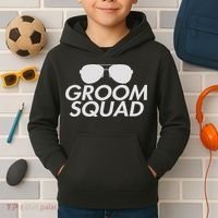 Groom Squad Bachelor Party Drinking Team Wedding Groomsman Kids Hoodie thumb 2