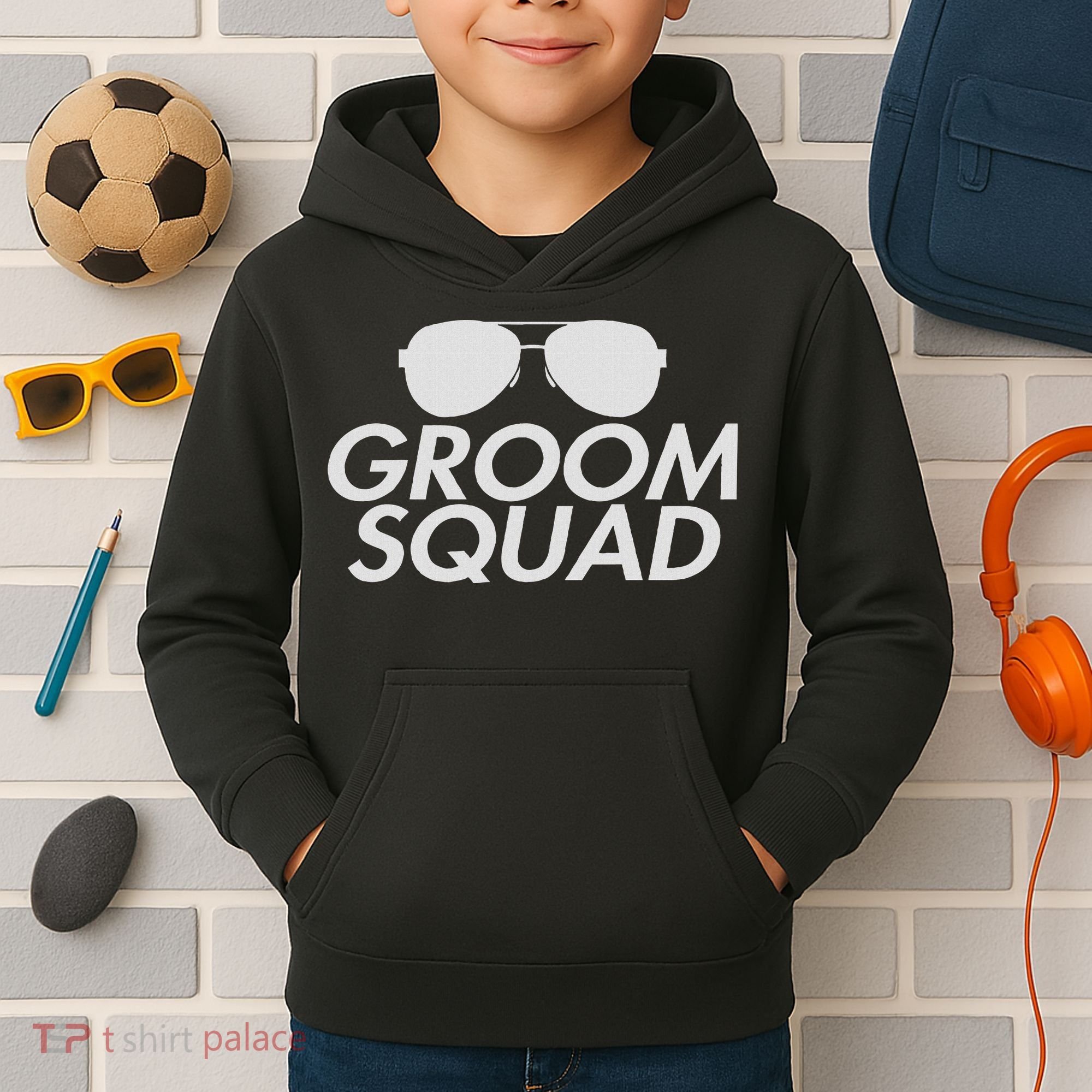 Groom Squad Bachelor Party Drinking Team Wedding Groomsman Kids Hoodie