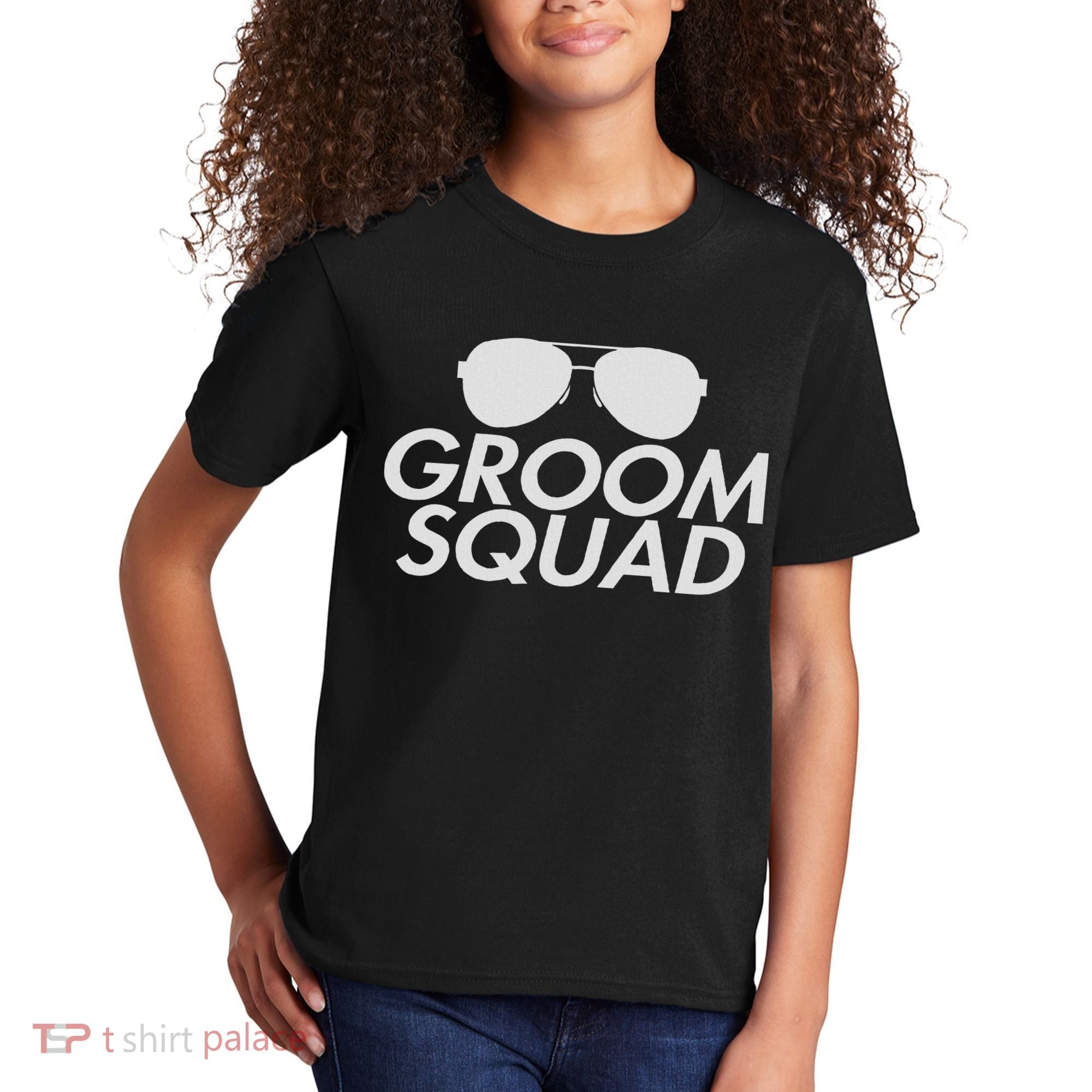 Groom Squad Bachelor Party Drinking Team Wedding Groomsman Kids T-Shirt