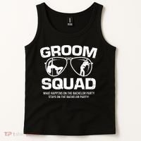 Groom Squad Bucks Groom Groomsmen Bachelor Party Tank Top thumb 2