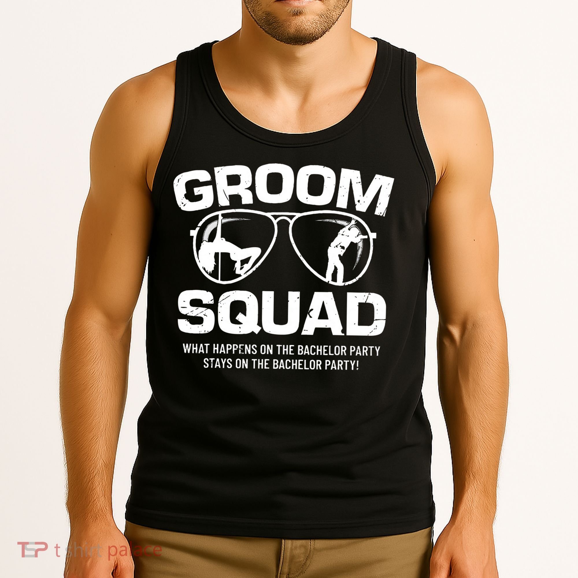 Groom Squad Bucks Groom Groomsmen Bachelor Party Tank Top
