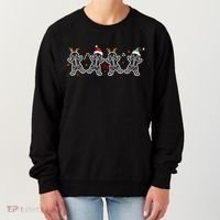 Gingerbread Skeleton Christmas Radiology Shir Xray Tech Women's Sweatshirt thumb 0