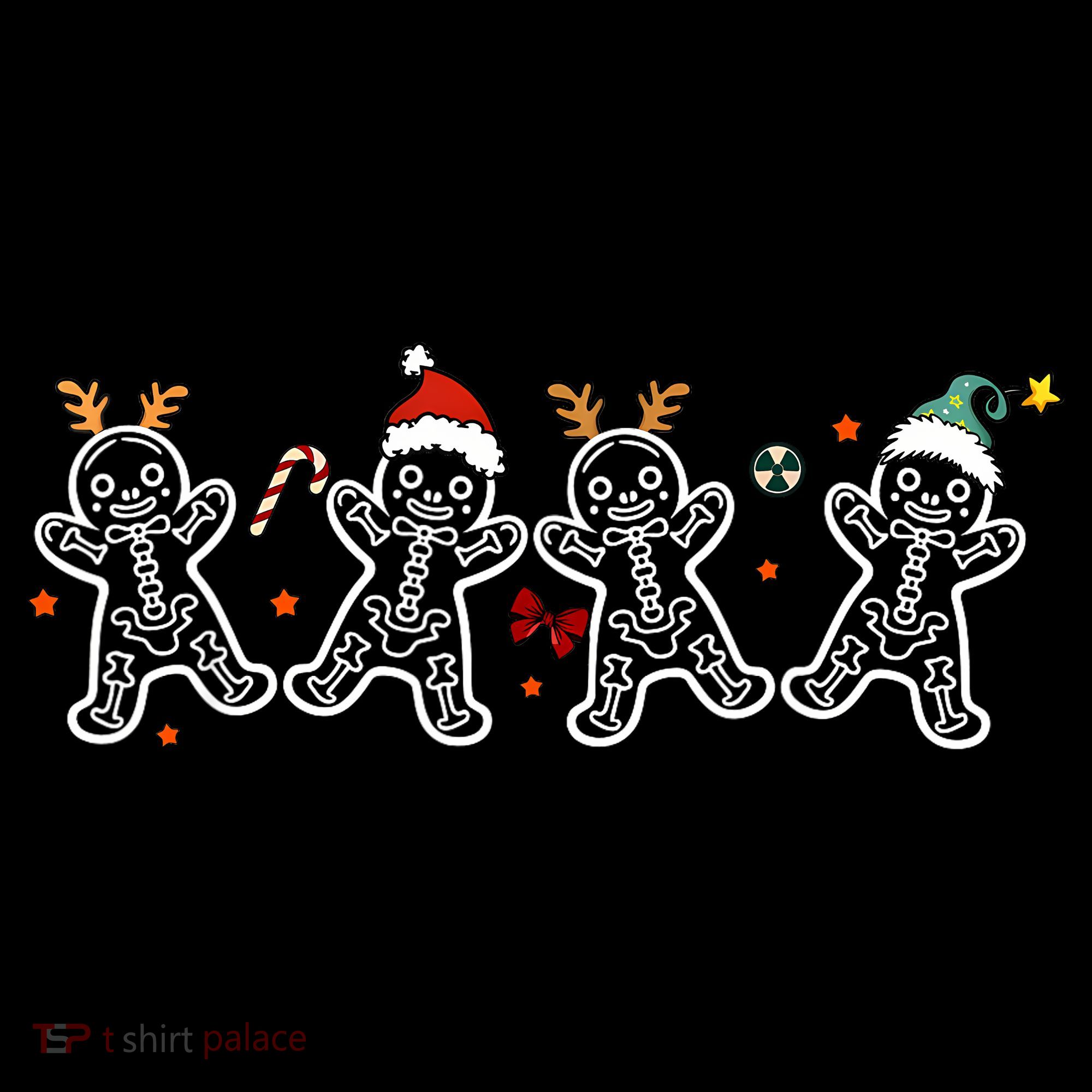 Gingerbread Skeleton Christmas Radiology Shir Xray Tech Long Sleeve Shirt