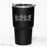 Gingerbread Skeleton Christmas Radiology Shir Xray Tech Tumbler thumb 0