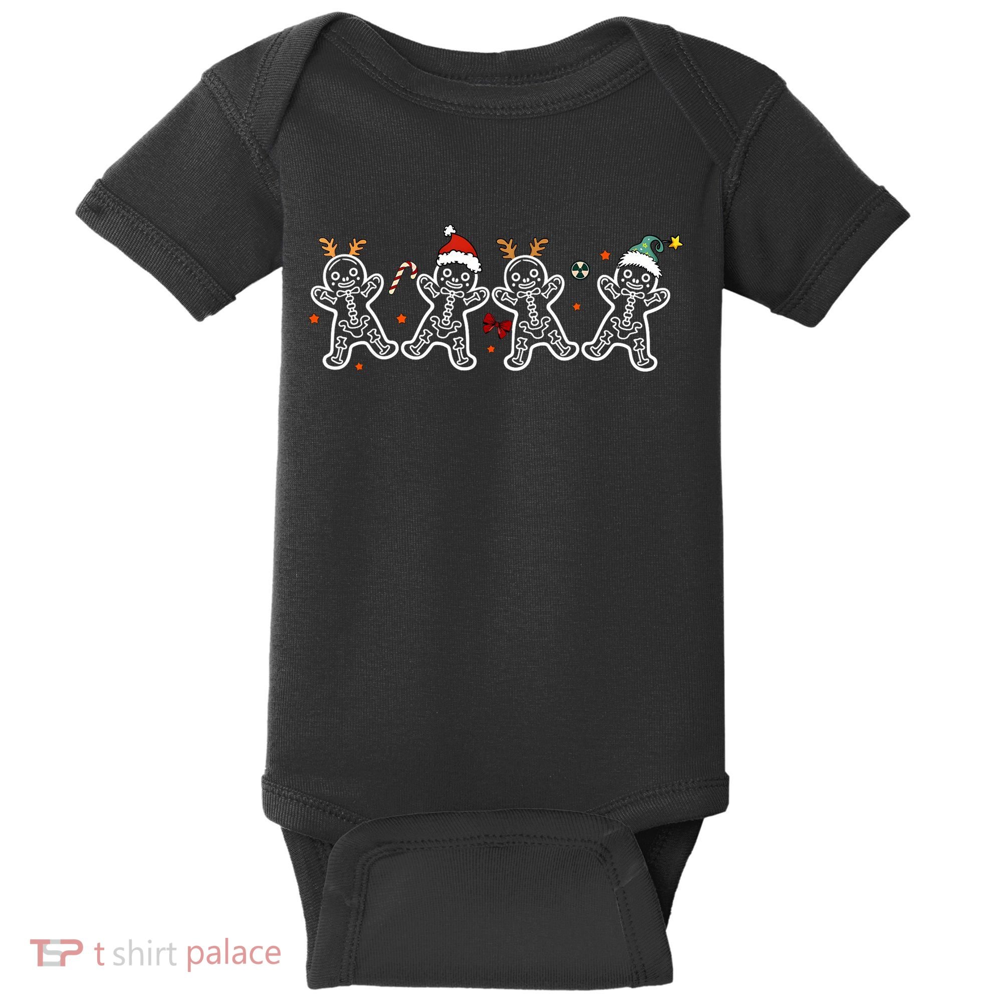 Gingerbread Skeleton Christmas Radiology Shir Xray Tech Baby Bodysuit