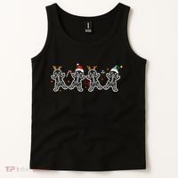 Gingerbread Skeleton Christmas Radiology Shir Xray Tech Tank Top thumb 2