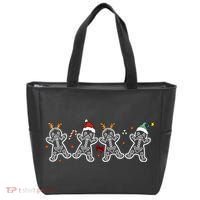 Gingerbread Skeleton Christmas Radiology Shir Xray Tech Tote Bag thumb 0