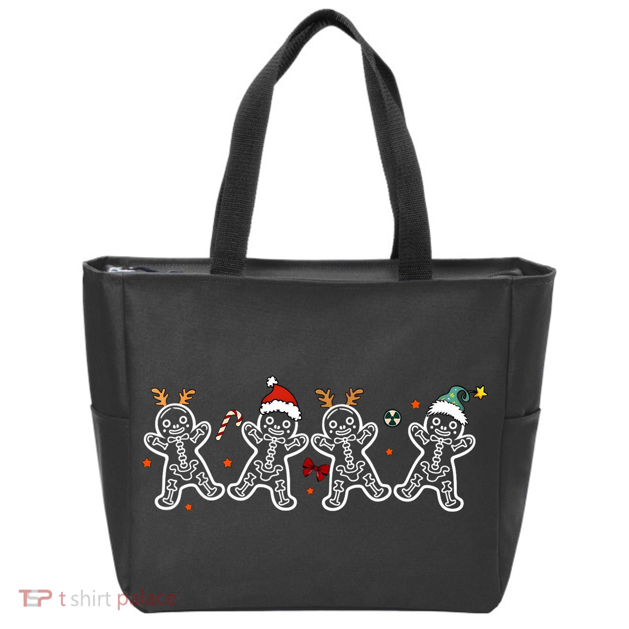 Gingerbread Skeleton Christmas Radiology Shir Xray Tech Tote Bag