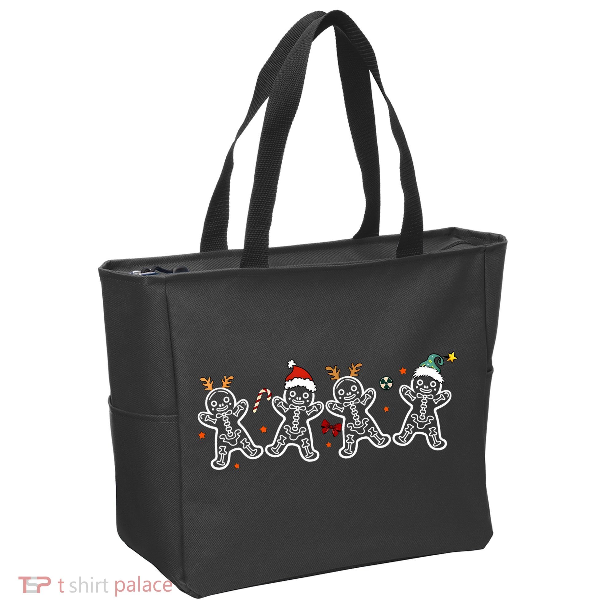 Gingerbread Skeleton Christmas Radiology Shir Xray Tech Tote Bag