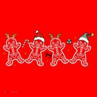 Gingerbread Skeleton Christmas Radiology Shir Xray Tech Santa Hat thumb 1