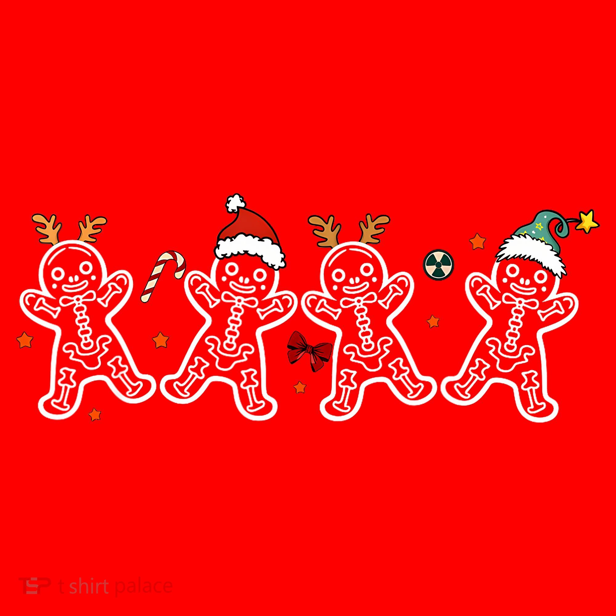 Gingerbread Skeleton Christmas Radiology Shir Xray Tech Santa Hat