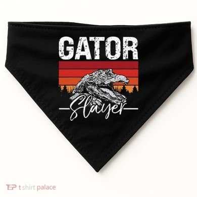 Gator S.L.A.Y.E.R Crocodiles Gator Hunting Alligator Hunting USA-Made Doggie Bandana