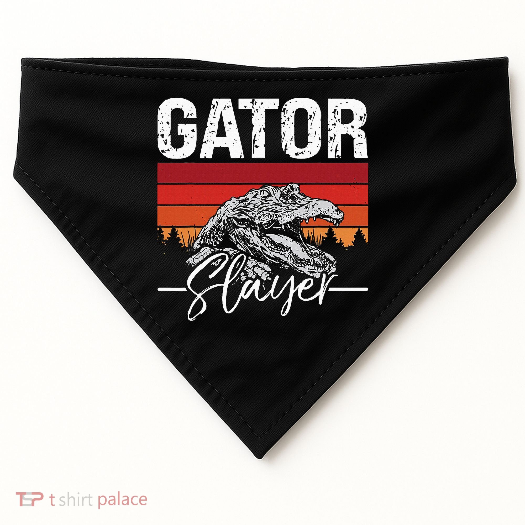 Gator S.L.A.Y.E.R Crocodiles Gator Hunting Alligator Hunting USA-Made Doggie Bandana