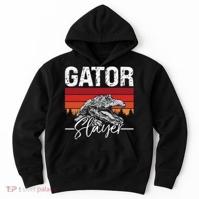Gator S.L.A.Y.E.R Crocodiles Gator Hunting Alligator Hunting Hoodie