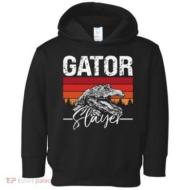 Gator S.L.A.Y.E.R Crocodiles Gator Hunting Alligator Hunting Toddler Hoodie