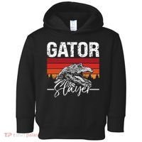 Gator S.L.A.Y.E.R Crocodiles Gator Hunting Alligator Hunting Toddler Hoodie thumb 0