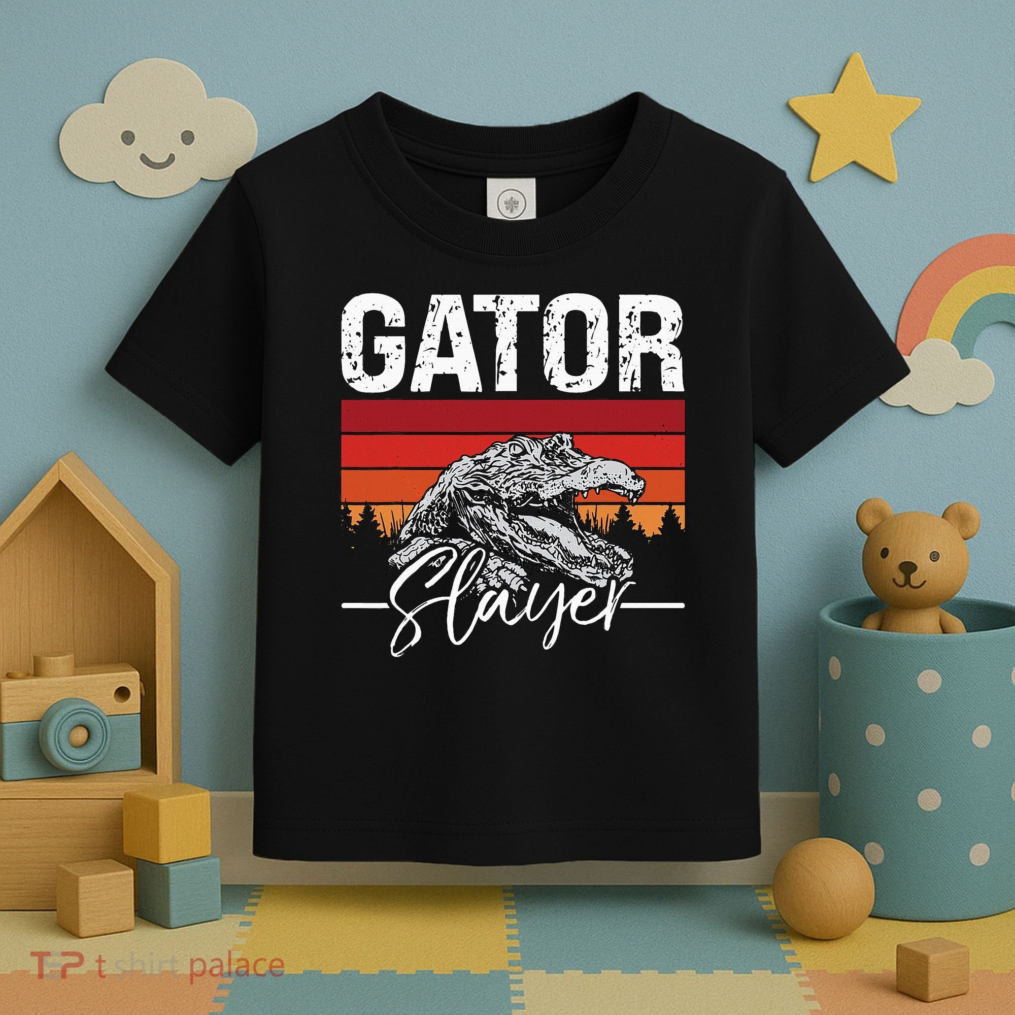 Gator S.L.A.Y.E.R Crocodiles Gator Hunting Alligator Hunting Toddler T-Shirt