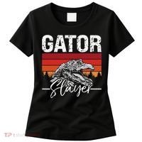 Gator S.L.A.Y.E.R Crocodiles Gator Hunting Alligator Hunting Women's T-Shirt thumb 0