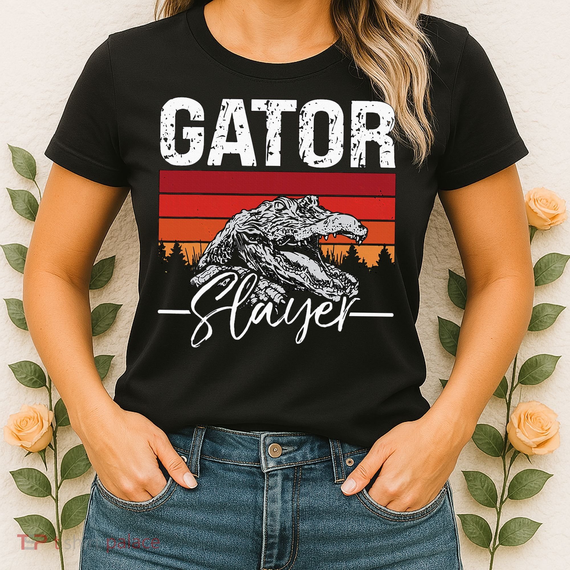 Gator S.L.A.Y.E.R Crocodiles Gator Hunting Alligator Hunting Women's T-Shirt