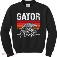 Gator S.L.A.Y.E.R Crocodiles Gator Hunting Alligator Hunting Kids Sweatshirt thumb 0