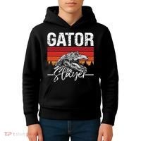 Gator S.L.A.Y.E.R Crocodiles Gator Hunting Alligator Hunting Kids Hoodie thumb 4