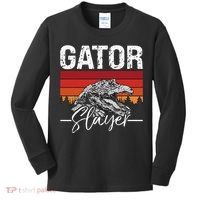 Gator S.L.A.Y.E.R Crocodiles Gator Hunting Alligator Hunting Kids Long Sleeve Shirt thumb 0