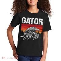Gator S.L.A.Y.E.R Crocodiles Gator Hunting Alligator Hunting Kids T-Shirt thumb 2