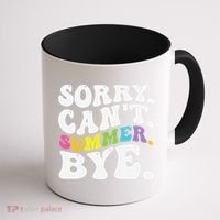Groovy Sorry Cant Summer Bye Teacher Last Day Of School Coffee Mug thumb 1