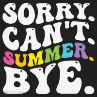 Groovy Sorry Cant Summer Bye Teacher Last Day Of School Beanie thumb 2