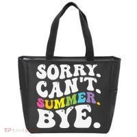 Groovy Sorry Cant Summer Bye Teacher Last Day Of School Tote Bag thumb 0