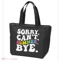 Groovy Sorry Cant Summer Bye Teacher Last Day Of School Tote Bag thumb 3