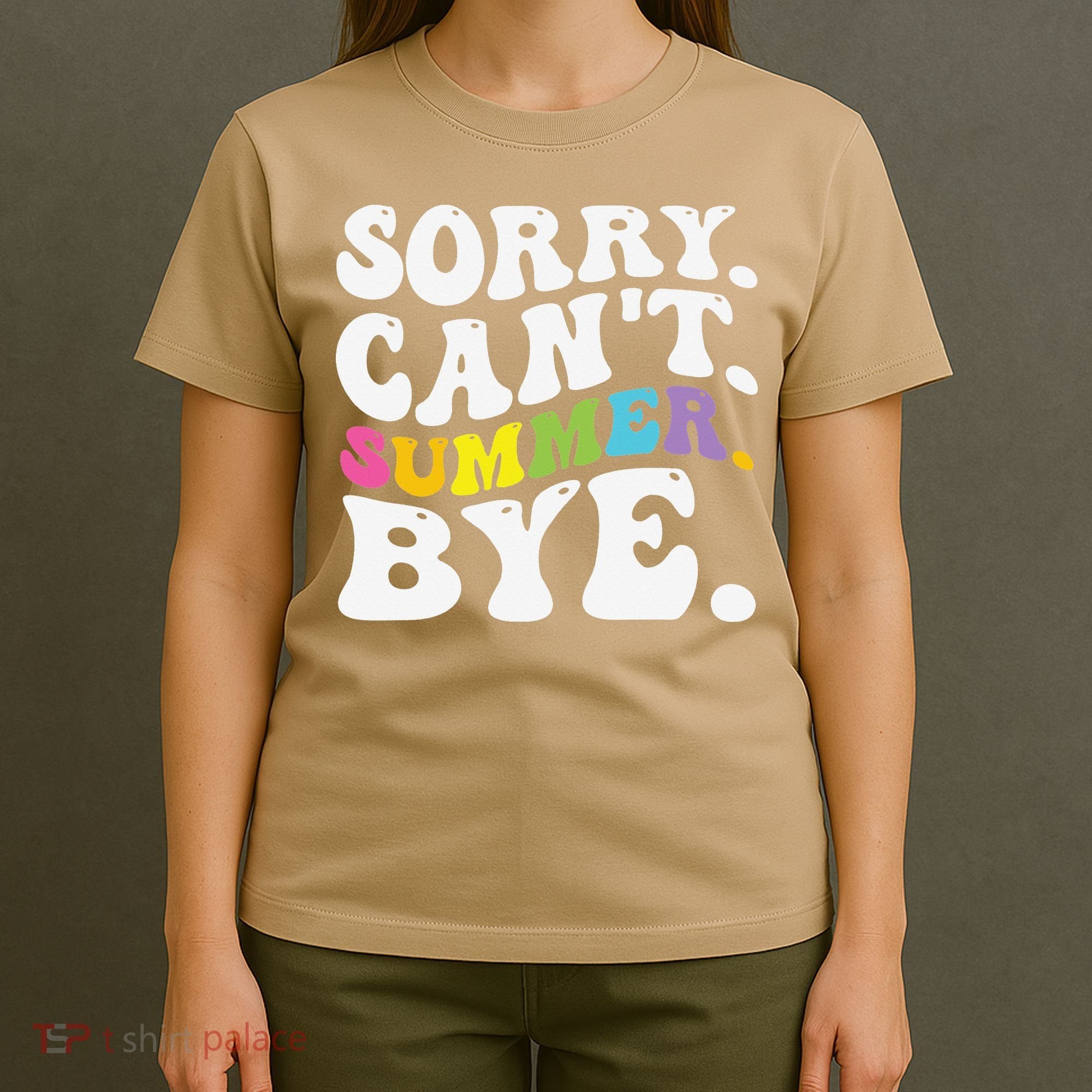 Groovy Sorry Cant Summer Bye Teacher Last Day Of School T-Shirt
