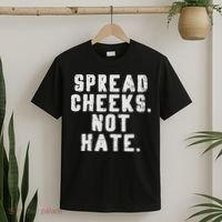 Gym Spread Cheeks Not Hate Funny Workout Fitness Women T-Shirt thumb 2