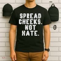 Gym Spread Cheeks Not Hate Funny Workout Fitness Women T-Shirt thumb 6